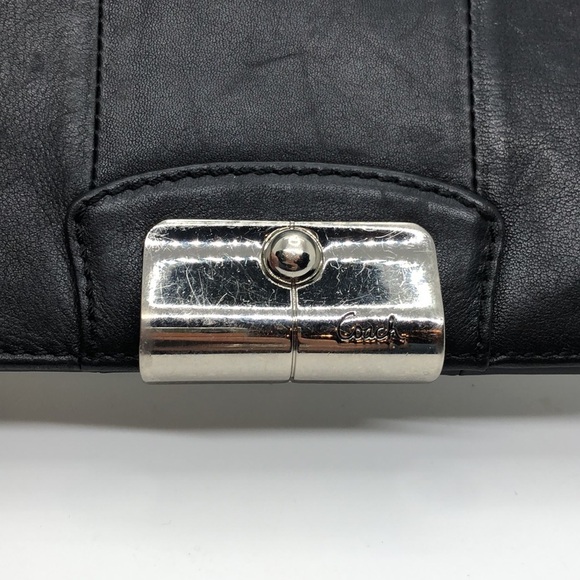 Coach Black Leather Wallet - Picture 4 of 10